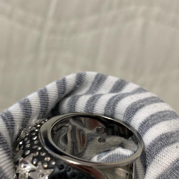 Genuine Swarovski Crystal Fizz Star Cocktail Ring Size 58/Size 8 - Picture 8 of 16